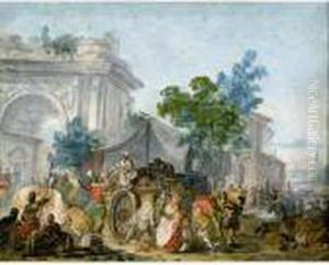 Henri Iv Lifting The Siege Of Paris In 1590 To Prevent A Famine
