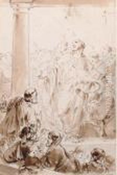 Christ In The Temple - view 1