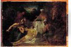 La Mise Au Tombeau by Jean-Baptiste Le Prince