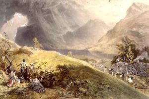 Lake Buttermere, from The English Lake District, 1853