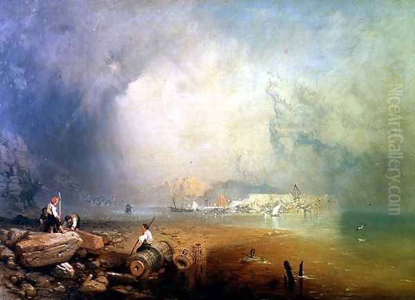 Mediterranean Coastal Scene - view 1