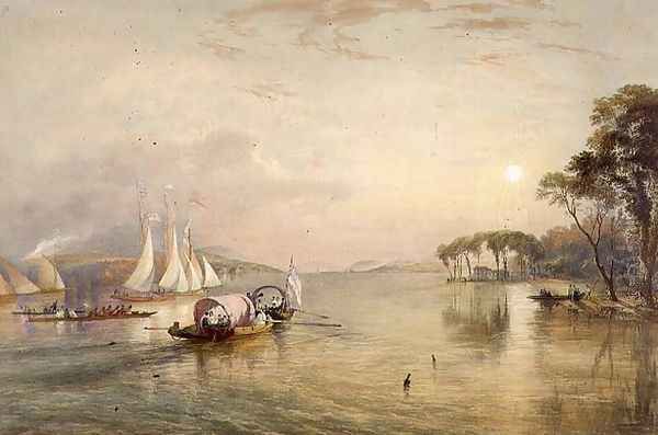 Lake Windermere, from The English Lake District, 1853 2 - view 1
