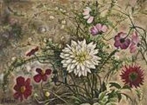 Fleurs. by Alfred Lesbros