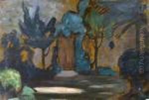 Porte Au Fond Du Jardin Sombre Porte Au Fond Du Jardin Sombre