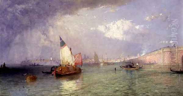 Venice with the Strada Ferrata from the Lagunes, 1855 - view 1