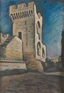 Derri?re Les Remparts by Alfred Lesbros