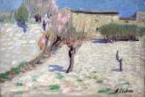 Premier Sourire Du Printemps by Alfred Lesbros