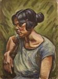 La Gitane Au Chignon by Alfred Lesbros
