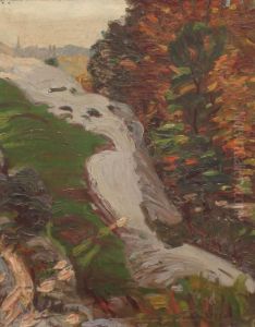 Paysage De Montagne by Alfred Lesbros