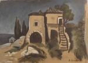 Vielle Ferme A Eygalieres by Alfred Lesbros