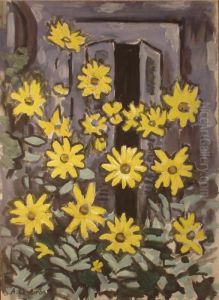 Marguerite Devant La Fenetre by Alfred Lesbros