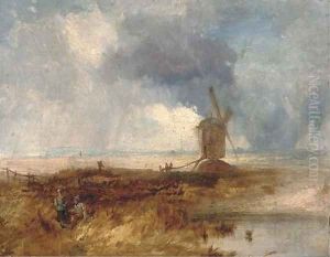 A showery day by James Baker Pyne