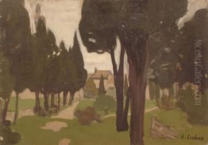 Maison Derriere Cypres by Alfred Lesbros