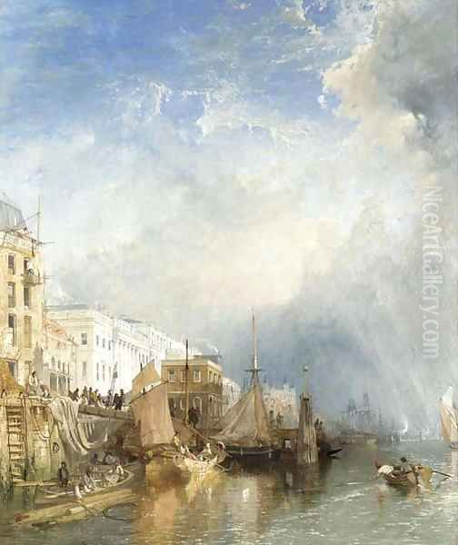 View Of The Custom House From The Thames - view 1