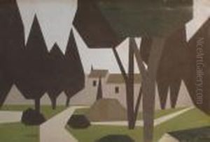 La Chartreuse Dans Les Cypres by Alfred Lesbros