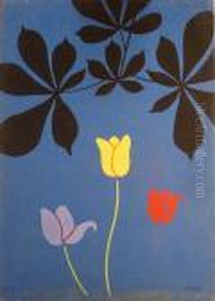 Tulipes Et Feuillages - view 1