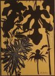 Feuilles De Figuiers Et Fleurs Feuilles De Figuiers Et Fleurs