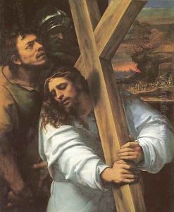 Jesus Carrying the Cross 1516 by Sebastiano Del Piombo