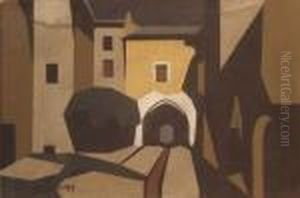 Maisons Et Paysage by Alfred Lesbros