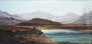 Highland Landscape by Charles Leslie