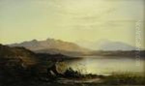 Kilchin Castle, Scotland; Barmouth, Wales by Charles Leslie