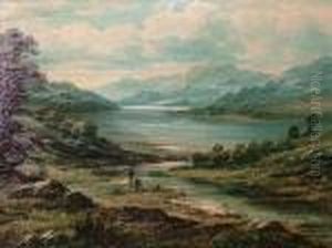 Anglers In A Lochlandscape