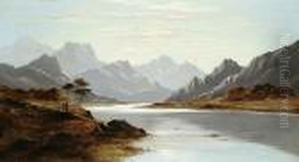 The Banks Of The Mawdach, N. Wales - view 1