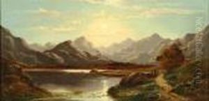 Loch Lindsay, Scotland by Charles Leslie