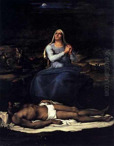 Pieta 1516-17 by Sebastiano Del Piombo