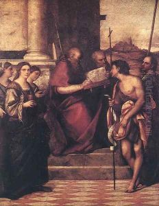 San Giovanni Crisostomo and Saints by Sebastiano Del Piombo