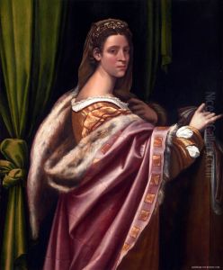 Portrait of a Lady by Sebastiano Del Piombo