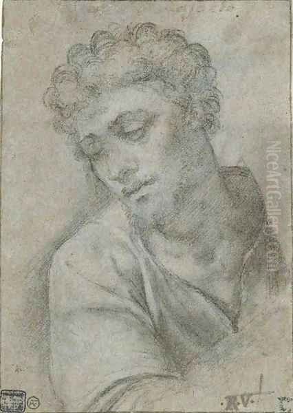 Christ carrying the Cross, bust-length - view 1