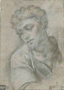 Christ carrying the Cross, bust-length by Sebastiano Del Piombo