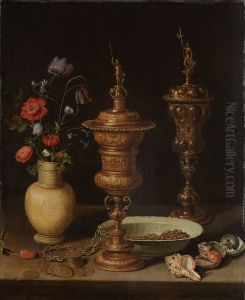 Still-Life with Flowers and Goblets 1612
