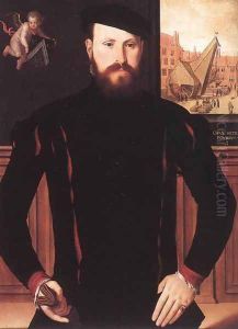 Portrait of Jan van Eyewerve 1551 by Pieter Pourbus