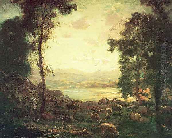 Landscape with Sheep Grazing 1885-89 - view 1