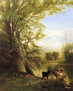 Pastoral Landscape by Arthur Parton