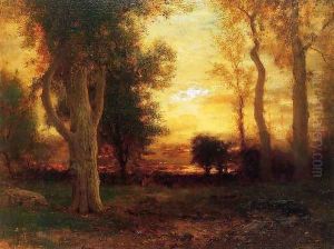 Evening in the Forest by Arthur Parton
