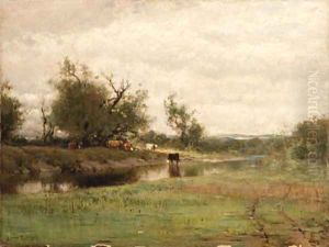 Landscape with cattle