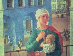 1918 in Petrograd, 1920 by Kuzma Sergeevich Petrov-Vodkin