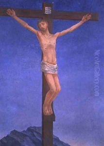 The Crucifixion, 1923 by Kuzma Sergeevich Petrov-Vodkin