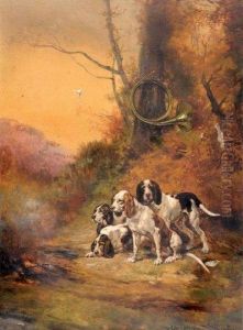 Meute De Chien by Theodore Levigne