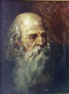 Portrait D 'homme A La Barbe by Theodore Levigne