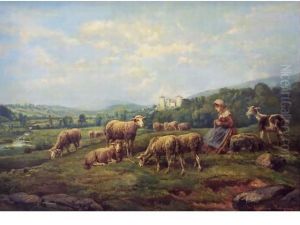 Bergere Et Ses Moutons Bergere Et Ses Moutons