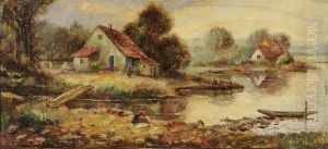 Lavandiere Pres De La Ferme