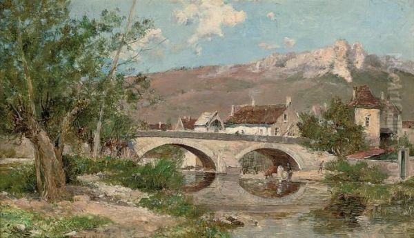 Le Pont A Mailly-le-chateau - view 1