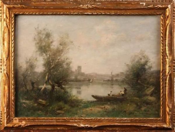 Pecheurs En Bord De Riviere - view 1