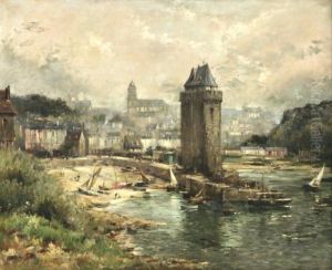 Le Port De Saint Servan Au Matin