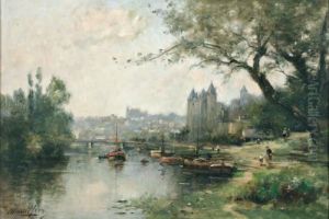 Vue De La Ville Et Du Chateau Dejosselin, Chez Les Rohan