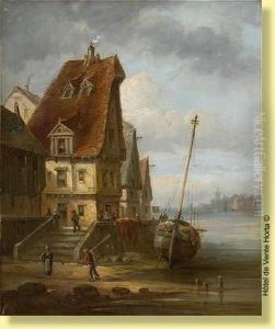 Bateau De Peche A Maree Basse by Maurice Levis